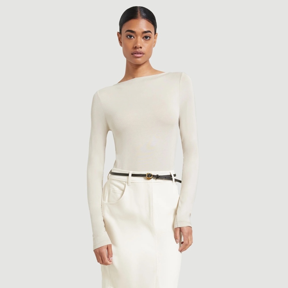 Modern Citizen Layla Slit Neck Long Sleeve